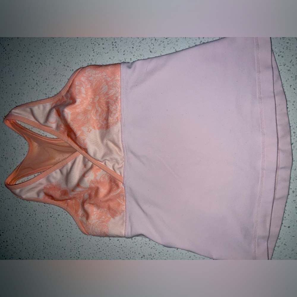 Lululemon tank top with built in sports bra